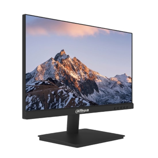Dahua LM22-A211Y 21.45 1ms FHD IPS E-LED CCTV Monitör - 1920x1080, HDMI, VGA, 7/24 Kullanım, Siyah, VESA