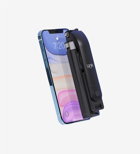 LinkTech H876 Premium Mini 4ü 1 Arada Saplı Telefon Tutacağı - Stand, Tripod, Ayarlanabilir Başlık, 360 Dönebilir