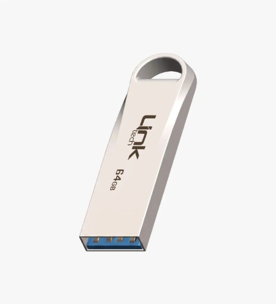 LinkTech Premium Matrix LUF-U664 Metal 64GB USB 3.0 Flash Bellek - 25 Mb/s Okuma, Geniş Uyumluluk, Metal Dayanıklı Gövde