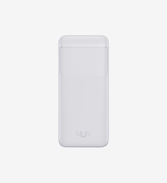 LinkTech EP92 Strong Eco 18000mAh Beyaz Powerbank - 4 Bağlantı Noktası, 2.1A Güç, 4 LED Gösterge, Aşırı Gerilim Koruması