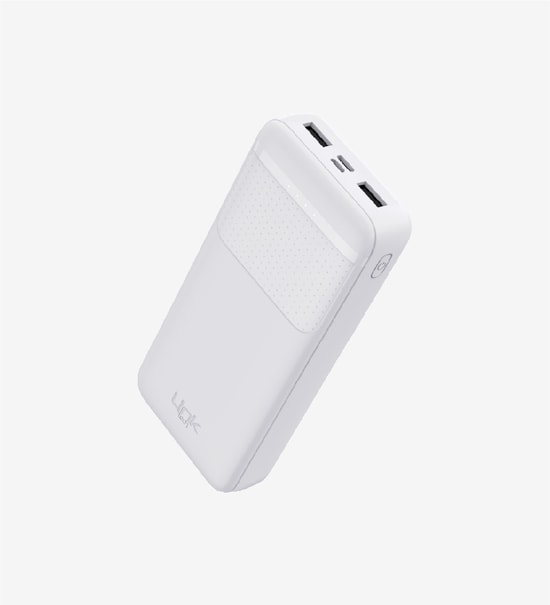 LinkTech EP92 Strong Eco 18000mAh Beyaz Powerbank - 4 Bağlantı Noktası, 2.1A Güç, 4 LED Gösterge, Aşırı Gerilim Koruması