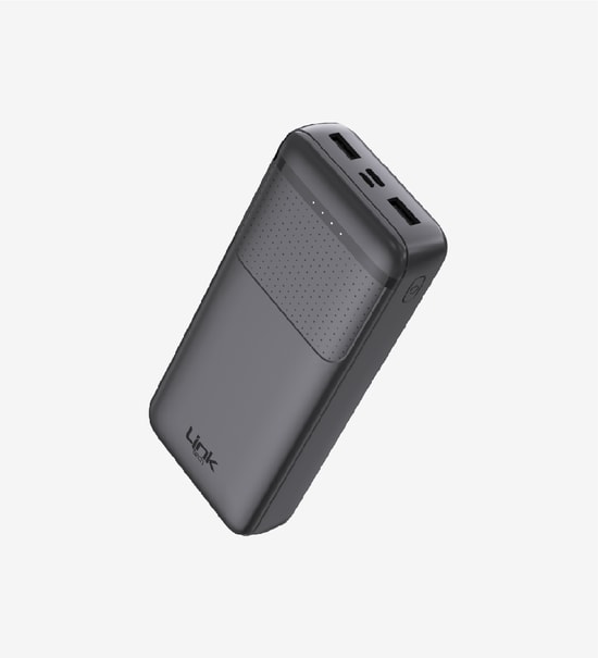 LinkTech EP92 Strong Eco 18000mAh Siyah Powerbank - 4 Bağlantı Noktası, 2.1A Güç, 4 LED Gösterge, Aşırı Gerilim Koruması