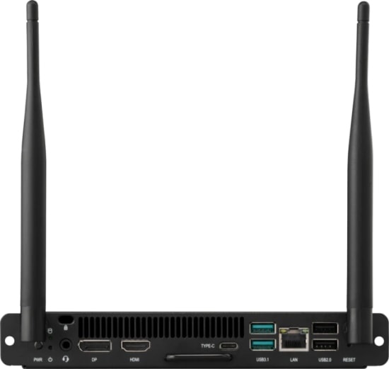 ViewSonic VPCF5-W55-G1-2A ViewBoard için Slot-in PC - Intel i5 12, 16GB DDR4 RAM, 512GB SSD, 10/100/1000 M Adaptor