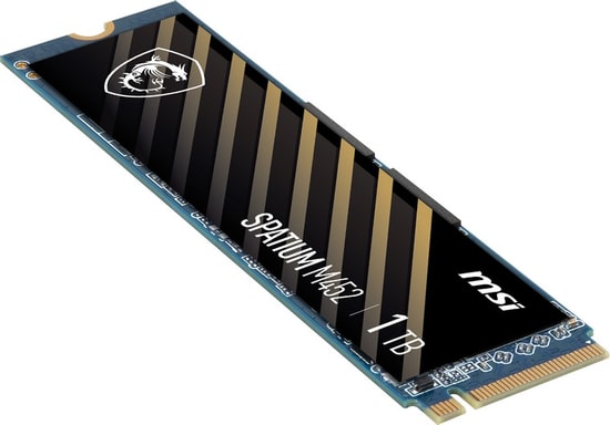 MSI Spatium M452 1TB PCIe 4.0 NVMe M.2 SSD (M452-1TB-3500MB) - 3500MB/s Okuma, 2700MB/s Yazma, 3D NAND SSD Dahili