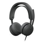 Logitech Zone Wired 2 Teams Kablolu Kulaklık (981-001622) - Gürültü Engelleyici Mikrofon, USB Bağlantı, Mac Uyumlu