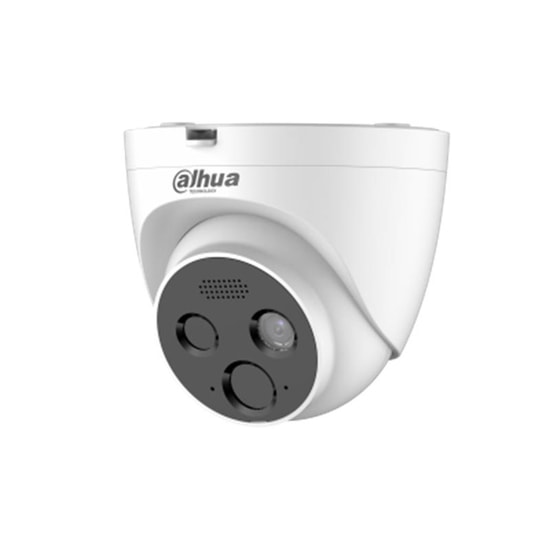 Dahua DHI-HY-FT431LDP 4MP Termal Dome Kamera - 120x90 1.2mm Termal Lens, 4mm Optik, Alev Algılama, Çift Yönlü Ses