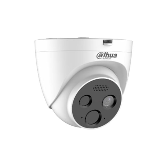 Dahua DHI-HY-FT431LDP 4MP Termal Dome Kamera - 120x90 1.2mm Termal Lens, 4mm Optik, Alev Algılama, Çift Yönlü Ses