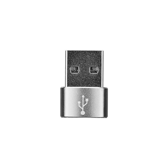 S-Link SL-TA28M Type-C Dişi to USB Erkek OTG Dönüştürücü - Metal Gövdeli, Siyah, Hızlı Veri Aktarımı Çevirici Adaptör