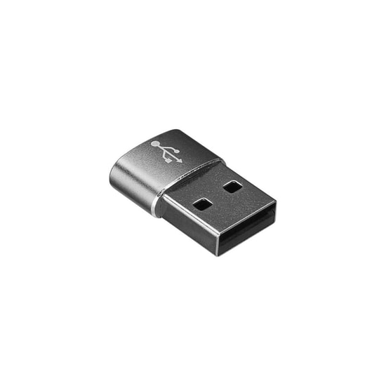 S-Link SL-TA28M Type-C Dişi to USB Erkek OTG Dönüştürücü - Metal Gövdeli, Siyah, Hızlı Veri Aktarımı Çevirici Adaptör