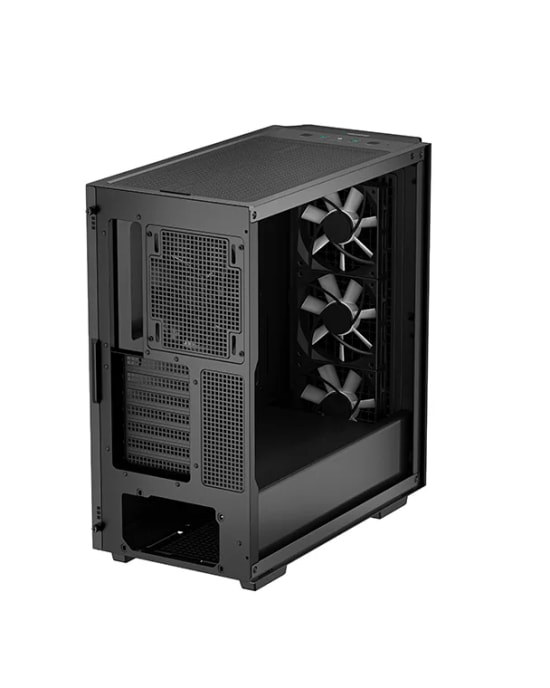 DeepCool CG540-MESH4F-PL750 Siyah Mid-Tower ATX Kasa - 750W 80+ PSU, 4x ARGB Fan, Mesh Ön Panel, Temperli Cam