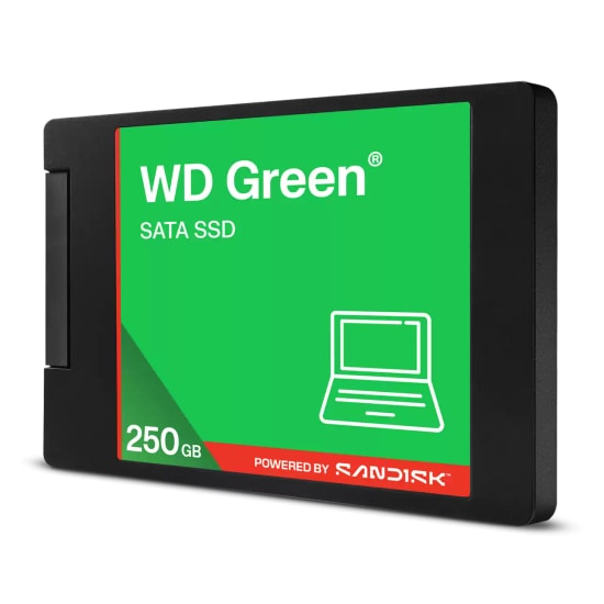 WD Green 250GB 2.5 inç SATA 3 3D NAND SSD (WDS250G5G0A) - 545 MB/s Okuma, 465 MB/s Yazma Dahili Katı Hal Sürücüsü