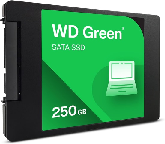 WD Green 250GB 2.5 inç SATA 3 3D NAND SSD (WDS250G5G0A) - 545 MB/s Okuma, 465 MB/s Yazma Dahili Katı Hal Sürücüsü