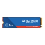 WD Blue SN5100 4TB NVMe M.2 2280 SSD (WDS400T5B0E) - 6900/6700MB/s Okuma/Yazma, PCIe Gen4 x4, nCache 4.0 SLC Önbellek