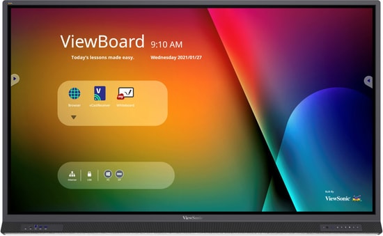 ViewSonic IFP7552-2F 75" 4K İnteraktif Ekran - EDLA Sertifikalı, 450 nits, 8GB RAM, 64GB, 40 Nokta Dokunmatik