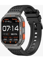 LinkTech LT Watch SV96 Premium Siyah Akıllı Saat - 2.04 inç Amoled Ekran, 600 mAh Li-Po Batarya, Manyetik Şarj, IPX8
