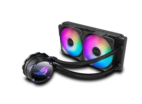 Asus ROG STRIX LC II 240 ARGB Beyaz V2 Sıvı İşlemci Soğutucu - 2x120mm ARGB Fan, Aura Sync, 6 Yıl Garanti