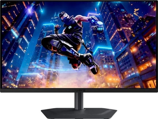 Gigabyte MO27Q3 27" 360Hz 0.03ms QD-OLED Oyuncu Monitörü - 2K QHD, HDR1000, HDMI 2.1, DisplayHDR True Black 400, KVM