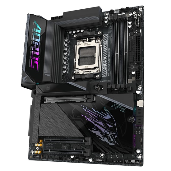 Gigabyte X870E Aorus Pro X3D Ice AM5 DDR5 ATX Anakart - X870E-A-PRO-X-AM5-DDR5, 8200MHz, Wi-Fi 7, 4xM.2, USB4