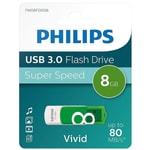 Philips FM08FD00B/00 8GB USB 3.0 Flash Bellek - Snow Serisi, Yeşil Tasarım, 24 Ay Resmi Distribütör Garantili