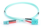 Digitus Fiber Optik Multimode Mavi 2m OM3 LC/SC Patch Kablo (DK-2532-02/3) - 50/125 Duplex, LSZH, Yüksek Hız