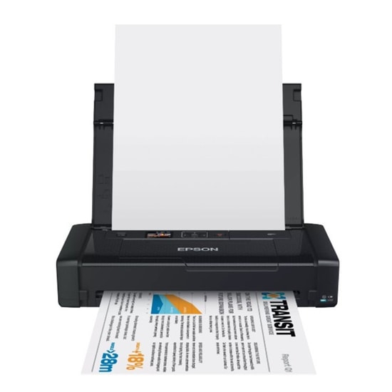 Epson WorkForce WF-100W Taşınabilir Yazıcı (C11CE05403) - 7ppm, Wi-Fi, A4, Renkli Mürekkep Püskürtmeli, Şarjlı