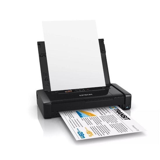 Epson WorkForce WF-100W Taşınabilir Yazıcı (C11CE05403) - 7ppm, Wi-Fi, A4, Renkli Mürekkep Püskürtmeli, Şarjlı