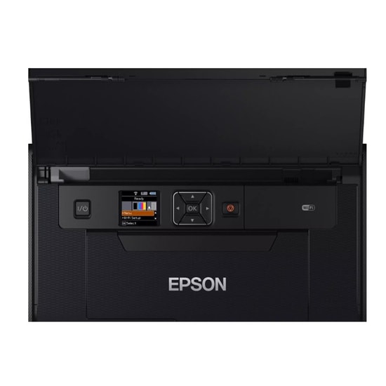 Epson WorkForce WF-100W Taşınabilir Yazıcı (C11CE05403) - 7ppm, Wi-Fi, A4, Renkli Mürekkep Püskürtmeli, Şarjlı