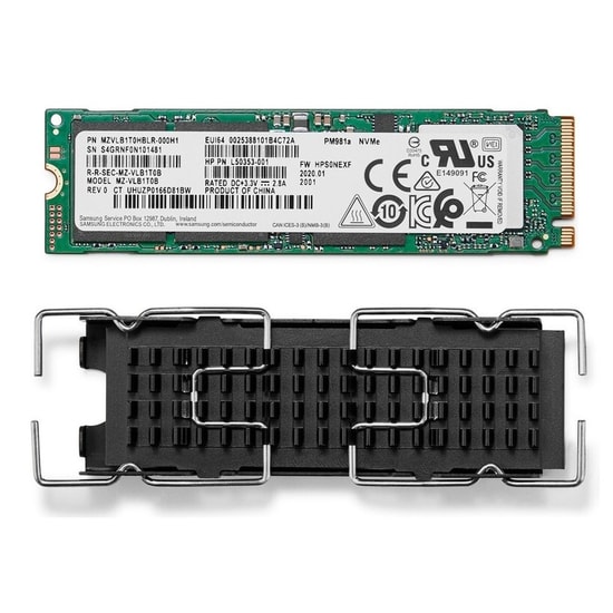 HP Z Turbo 1TB NVMe PCIe Gen4x4 TLC M.2 SSD (201F5AA) - 100K/88K IOPS, Yüksek Hızlı Kurumsal Veri Depolama Çözümü