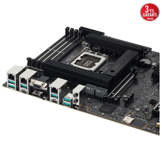 ASUS PRO WS W880-ACE SE Intel LGA1851 DDR5 9066MHz ATX Anakart - 4xM.2, USB4, Çift 2.5G LAN, Sunucu Sınıfı Yönetim