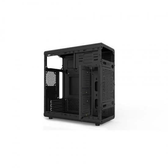 Vento CIO TML117 300W Micro ATX Bilgisayar Kasası - 300W PSU, 1x8cm Fan, 2x3.5 HDD, 2xUSB 2.0, 1xUSB 3.0, Siyah