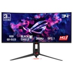 Asus ROG Swift PG34WCDN 34 360Hz 0.03ms QD-OLED Kavisli Oyuncu Monitörü - 3440x1440, HDR1300, USB-C 90W PD, VESA