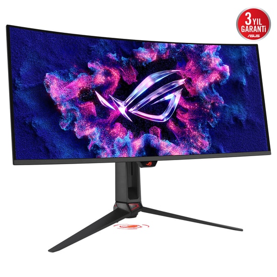 Asus ROG Swift PG34WCDN 34 360Hz 0.03ms QD-OLED Kavisli Oyuncu Monitörü - 3440x1440, HDR1300, USB-C 90W PD, VESA