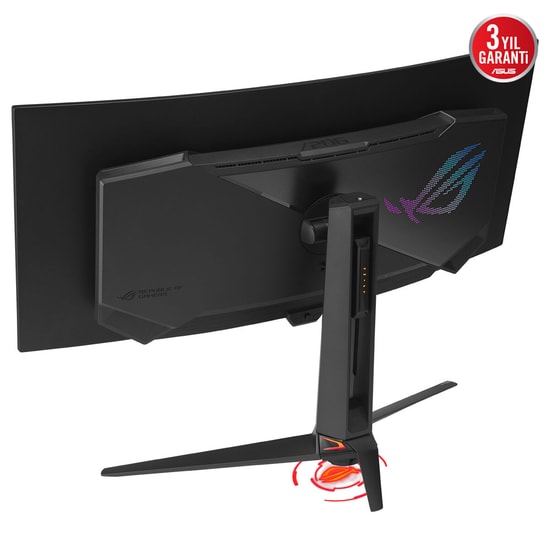 Asus ROG Swift PG34WCDN 34 360Hz 0.03ms QD-OLED Kavisli Oyuncu Monitörü - 3440x1440, HDR1300, USB-C 90W PD, VESA