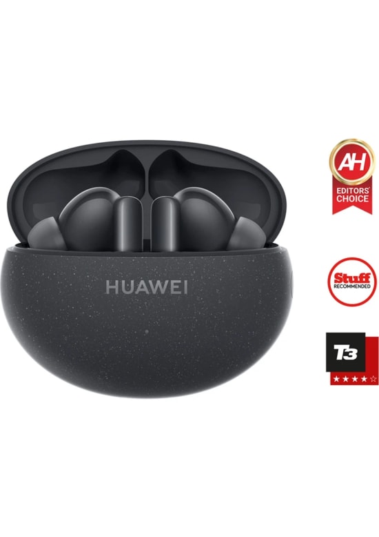 Huawei FreeBuds 5I Siyah Bluetooth Kulaklık (55036653) - ANC Gürültü Engelleme, 10mm Sürücü, BT 5.2, 410mAh Batarya