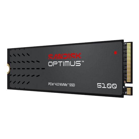 SanDisk Optimus 5100 1TB NVMe M.2 SSD (SDSP51100TAN-000E0) - 7100MB/s Okuma, 6700MB/s Yazma, PCIe Gen 4.0 x4 NVMe