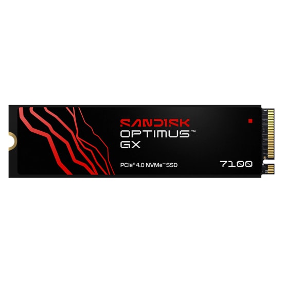 SanDisk Optimus GX 7100 1TB NVMe M.2 SSD (SDSP71100TAN-000E0) - 7250/6900MB/s Okuma/Yazma, PCIe Gen 4.0 x4 NVMe