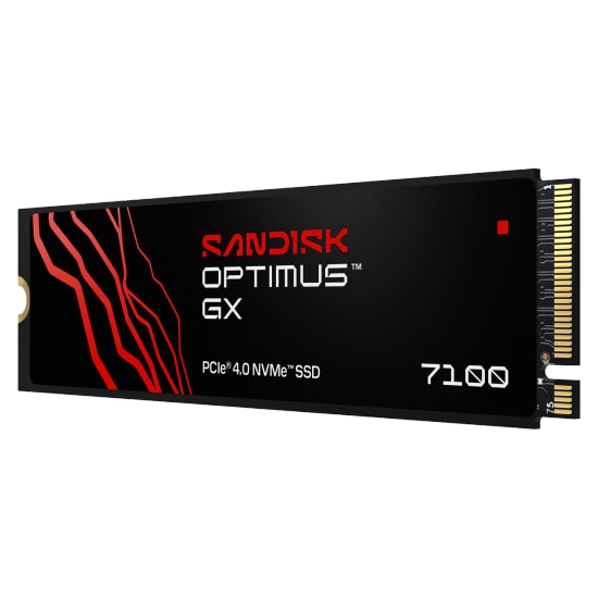 SanDisk Optimus GX 7100 1TB NVMe M.2 SSD (SDSP71100TAN-000E0) - 7250/6900MB/s Okuma/Yazma, PCIe Gen 4.0 x4 NVMe