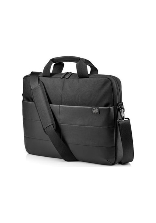 HP Classic Briefcase 1FK07AA 15.6 Siyah Laptop Çantası - Ayarlanabilir Omuz Askısı, 440gr, Su Geçirmez, El-Omuz