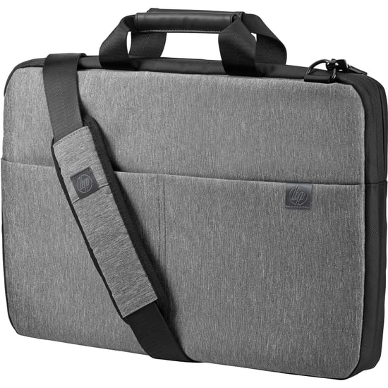 HP Signature Topload L6V65AA 15.6 Laptop Çantası - Ayarlanabilir Omuz Askısı, Unisex, Gri-Siyah, El ve Omuz, 2 Ana Cep