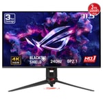 Asus ROG Swift PG32UCDM 31.5" 240Hz 0.03ms 4K UHD QD-OLED Oyuncu Monitörü - Adaptive-Sync, HDMI 2.1, DP, USB-C