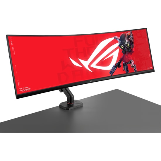 Asus ROG Ergo AAS01R Monitör Kolu (AS-ROG-ERGO-AAS01R) - 49" Uyumlu, 13.5kg Taşıma, Tam Hareketli, VESA 100x100mm