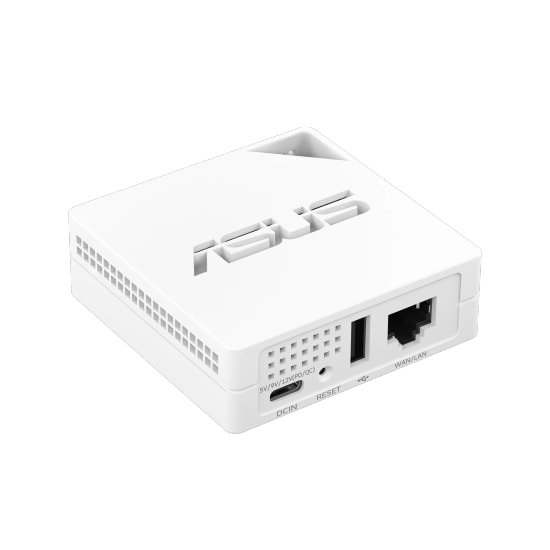 Asus RT-AX50 GO AX1500 Dual Band WiFi 6 Mini Travel Router - 1201Mbps, Dahili Anten, VPN, 128MB RAM, 1x Port