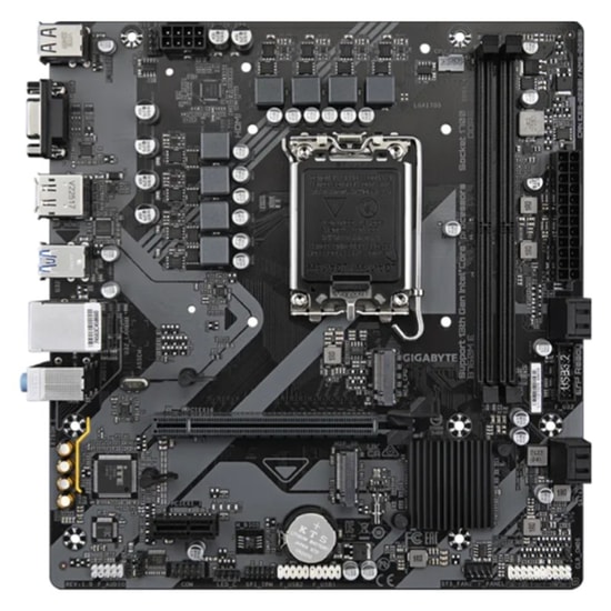 Gigabyte B760M-E Intel B760 Anakart - LGA1700, DDR5 7200MHz (OC), 2xM.2, HDMI, DisplayPort, Micro ATX, 128GB