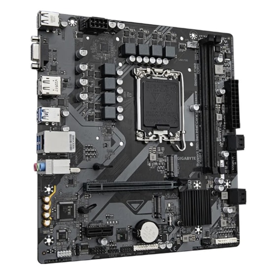 Gigabyte B760M-E Intel B760 Anakart - LGA1700, DDR5 7200MHz (OC), 2xM.2, HDMI, DisplayPort, Micro ATX, 128GB
