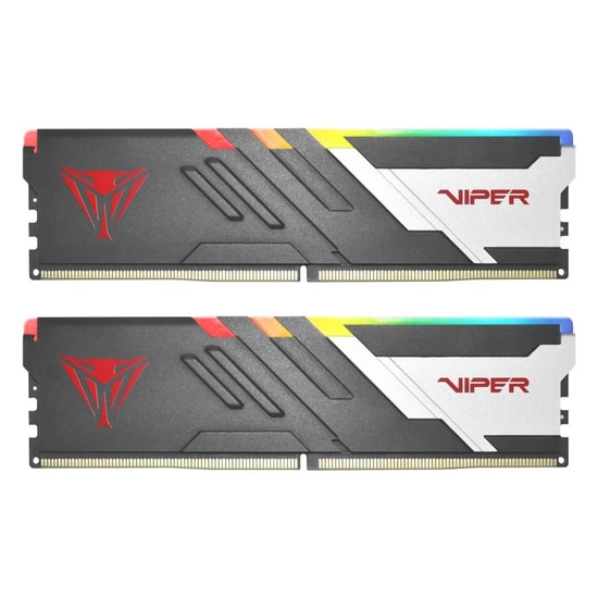 Patriot VVR532G60C28AK Viper Venom RGB DDR5 32GB RAM - 6000MHz CL28, 2x16GB, Soğutuculu Gaming Bellek Kit