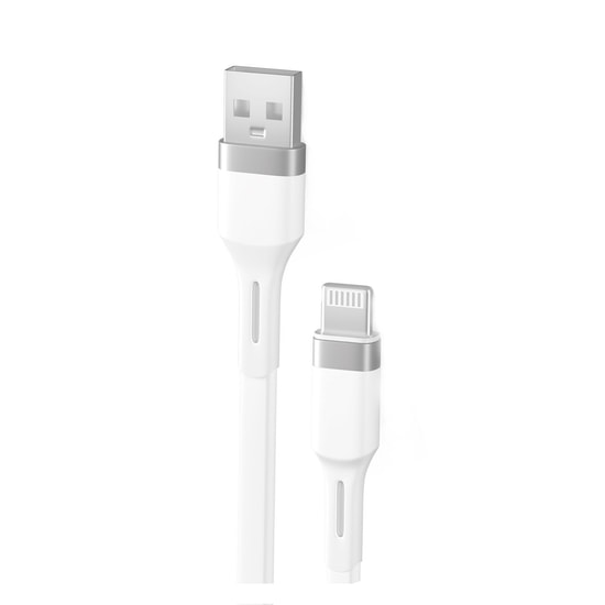 Teknonet TN-DC06 Lightning Şarj ve Data Kablosu (Beyaz) - 100 cm, Plastik, Hızlı Şarj, Veri Aktarım Desteği