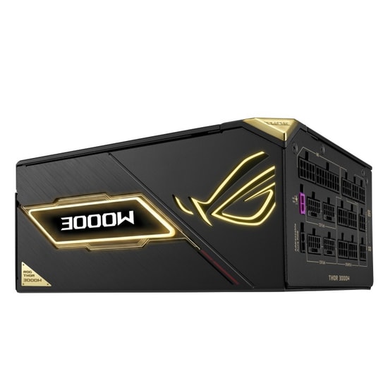 Asus ROG Thor 3000T3 Gaming 20th 3000W Güç Kaynağı (ROG-THOR-3000T3-GAMING-20TH) - 13.5cm Fan, Masaüstü, 3000 Watt