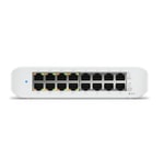 Ubiquiti USW-LITE-16-POE Lite 16 Port Gigabit PoE+ Switch - 8xPoE+, 45W PoE, Yönetilebilir, Desktop Tipi Kasa