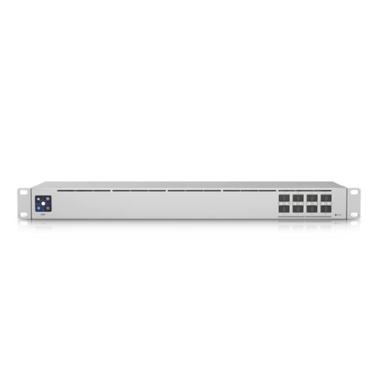 Ubiquiti USW-AGGREGATION 8 Port SFP+ Switch - 8x10G SFP+, 160G Anahtarlama Kapasitesi, Yönetilebilir Rackmount