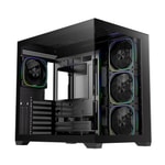 BitFenix BFC-ZAA75KKGKK-4A Zaah Bilgisayar Kasası - Siyah, 750W Bronze PSU, 4x ARGB Fan, ATX, 7 PCIe Yuvası